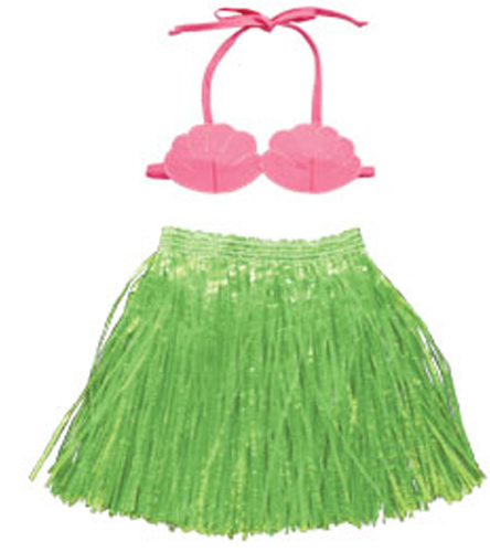 Grass Skirt Set 4