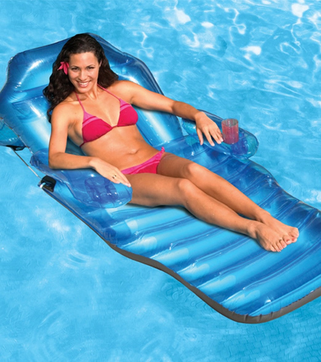 Poolmaster Adjustable Chaise Floating Pool Lounge at SwimOutletcom Poolmaster Adjustable Chaise Floating Pool Lounge at SwimOutletcom