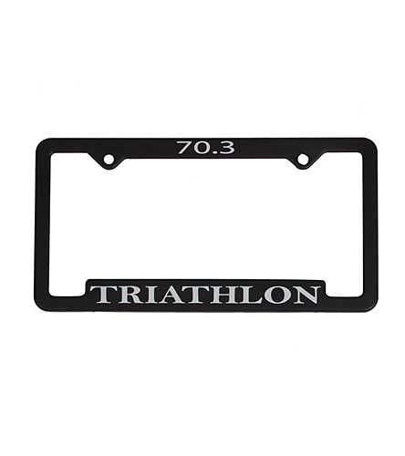 Bay Six 70.3 Triathlon License Plate Frame at SwimOutlet.com