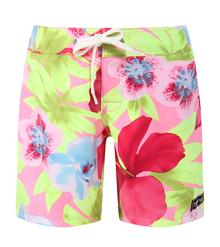 Tidepools Girls' Hanalei Surf Trunks (2-14yrs) at SwimOutlet.com