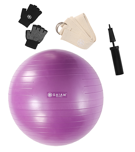 Gaiam Rodney Yee's Yoga Ball Beginner's Kit at YogaOutlet.com