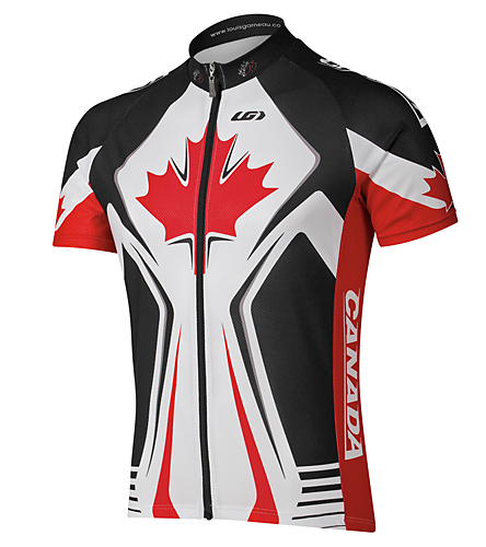 Louis Garneau Men&#39;s Canada Team Cycling Jersey at www.lvspeedy30.com - Free Shipping