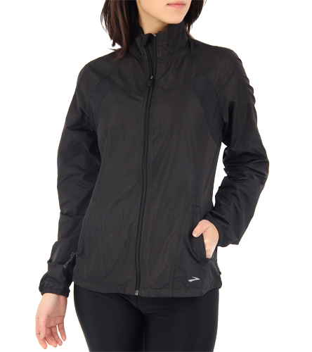 Brooks Women's Essential Running Jacket II at SwimOutlet.com - Free ...