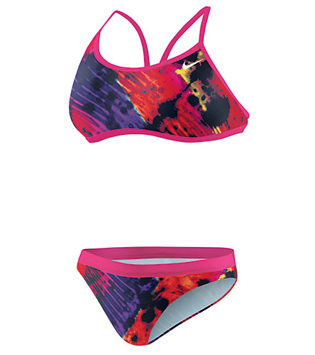 Nike Women's Tie Dye 2PC Sport Top at SwimOutlet.com - Free Shipping