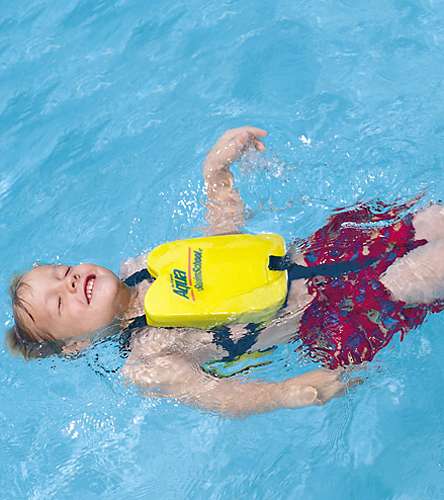 swim vest with removable pads