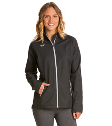 Speedo Womens Soft Shell Jacket at SwimOutlet.com - Free Shipping
