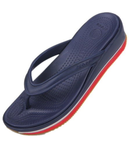 crocs retro flip flop