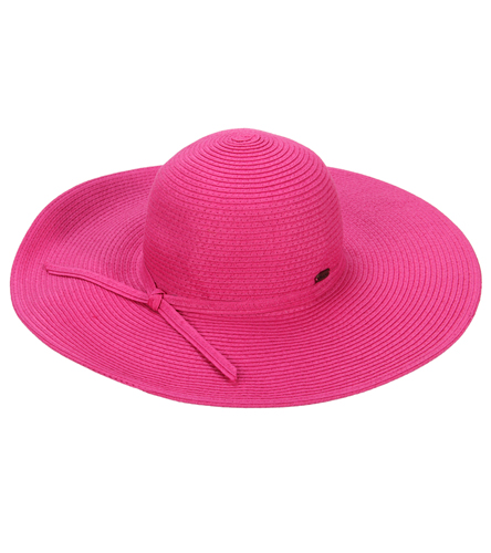 Sun N Sand Shoreline Hues Large Brim Straw Hat at SwimOutlet.com