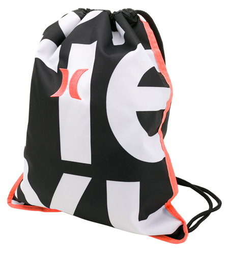 Hurley One & Only Logo Sack Backpack at SwimOutlet.com
