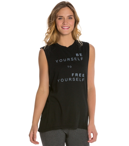 Good hYOUman Women's Free Yourself Tank at YogaOutlet.com