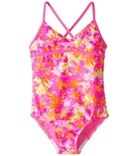 Speedo Girls' Jungle Floral One Piece Swimsuit (7-16) at SwimOutlet.com