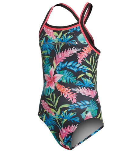 Slix Australia Girls' Tropic Kiss Curve One Piece Swimsuit at ...