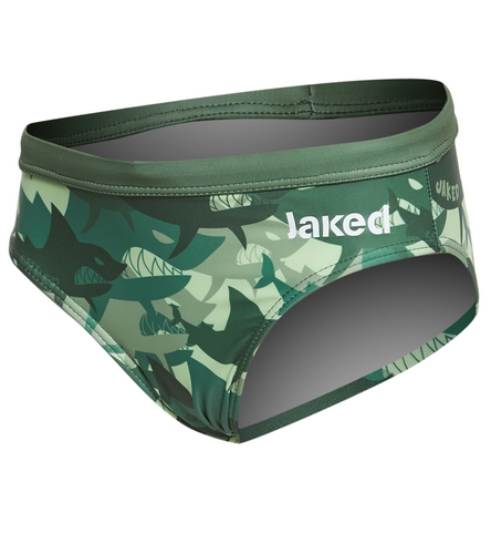 Jaked Boys' Funny Shark Brief Swimsuit at SwimOutlet.com