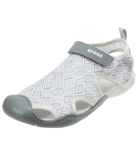 Crocs Women s Swiftwater Graphic Mesh Sandal at SwimOutlet Crocs Women s Swiftwater Graphic Mesh Sandal at SwimOutlet