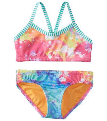 Dolfin Uglies Girls Rainbow Drop Bikini Set at SwimOutlet.com