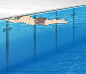 open turn swimming