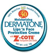 Dermatone Mini Tin SPF 30 Transparent Zinc Oxide 0.5oz