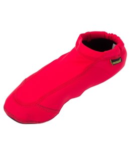 red swimming shoes