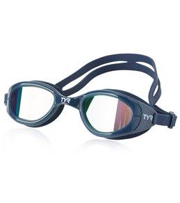 TYR Unisex Blackhawk Racing Mirrored Low Profile Swimming Goggles pack of 1
