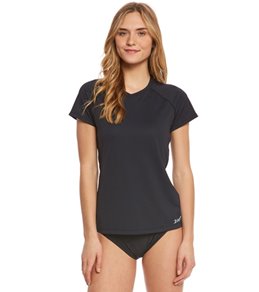 women's swim tops with short sleeves