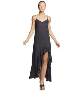 places to be blue print maxi dress billabong