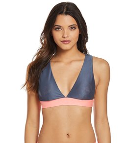 nike colorblock racerback bikini top