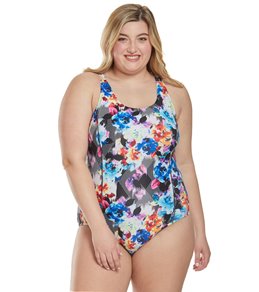 womens plus one piece swimsuits