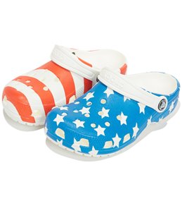 men's classic american flag crocs