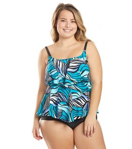 women's plus size swimsuit tops