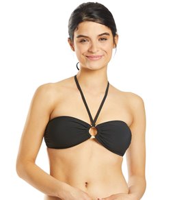 bandeau halter bikini top