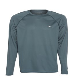 speedo men easy long sleeve swim tee