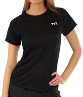 TYR Carbon Female Short Sleeve Running Shirt