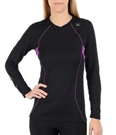 Mizuno Women's Breath Thermo Running V-Neck