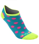 Sockguy Women's No Show Pink Dots Sock