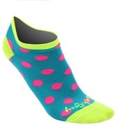 Sockguy Women's No Show Pink Dots Sock