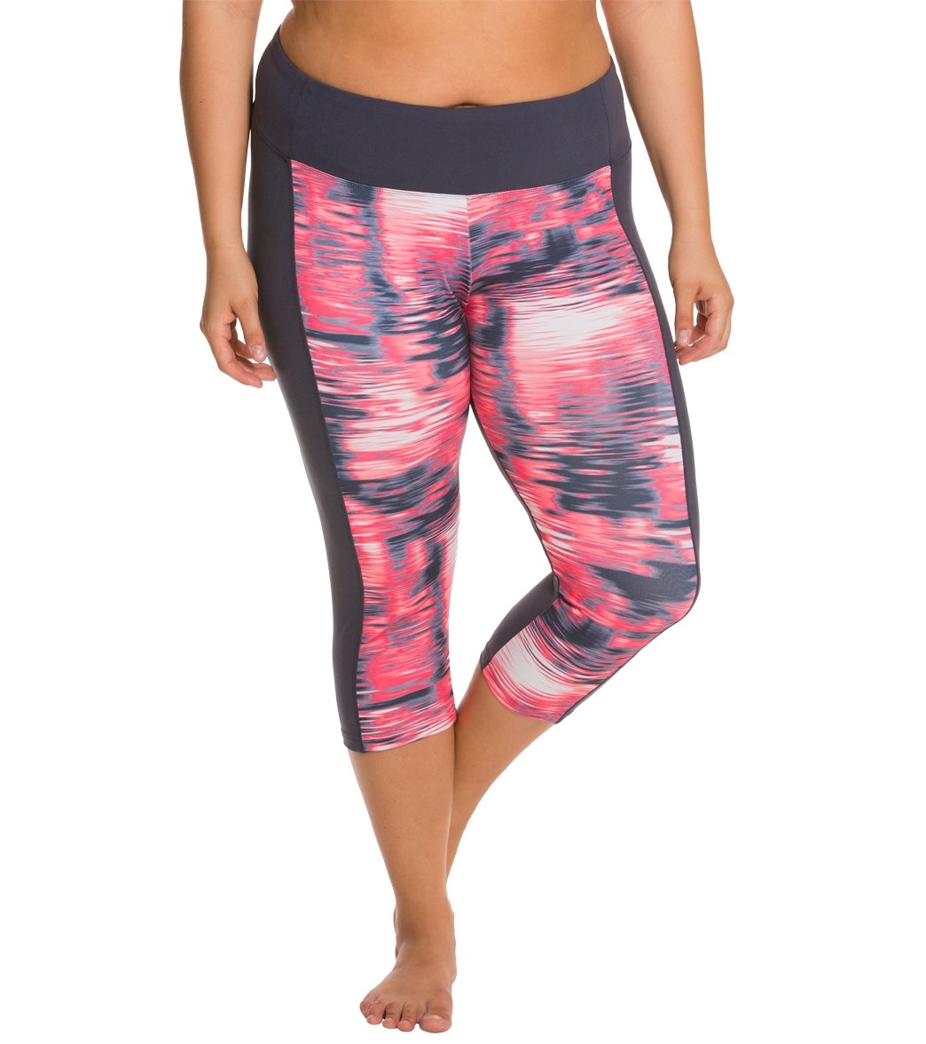 Marika Tummy Control Plus Size Yoga Capris